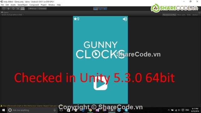 unity game,source code unity,endless runner unity,unity endless jumper game,Gunny Clocks,Mobile Game